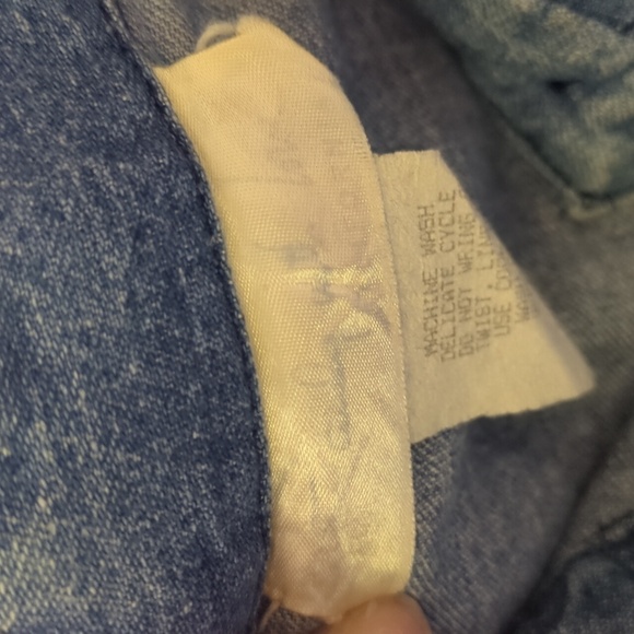 Randy With Love S Pink Embellished Denim Shirt Vintage Made In USA Western Wear - Picture 3 of 16